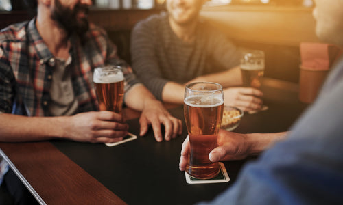 men drinking
