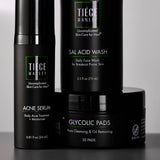 Collection of Tiege Acne Products