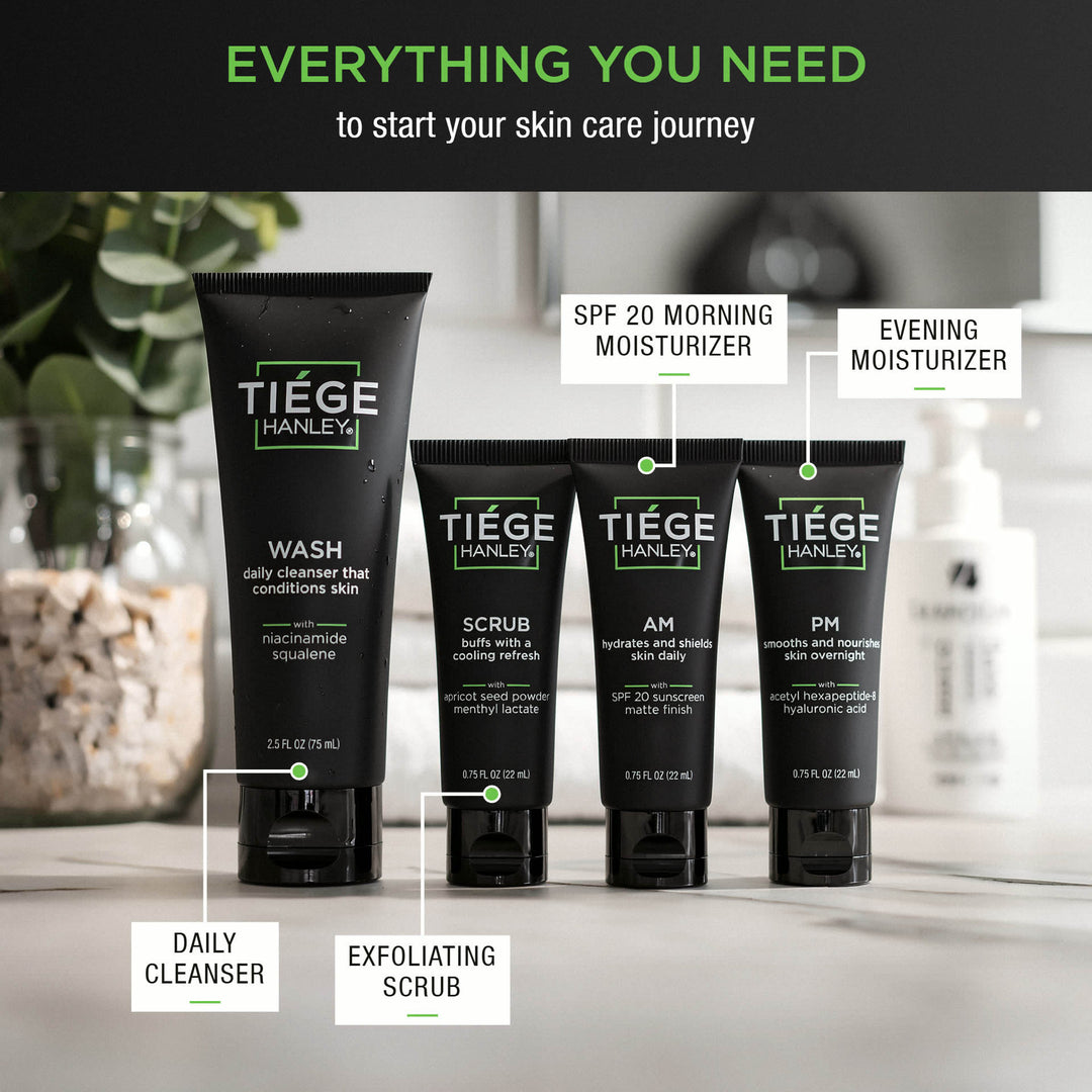 Tiege Hanley's Skin Care Kit for Men - The Essential Routine