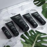 Exfoliating Scrub, Daily Face Wash, Morning Moisturizer with SPF 20, Evening Moisturizer