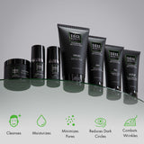 Cleanses, Moisturizes, Minimizes Pores, Reduces Dark Circles, Combats Wrinkles